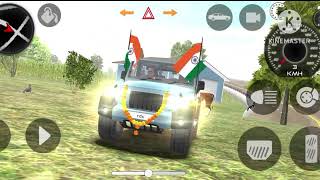 NEW BLACK👿 MAHINDRA 👿THAR GAME || DOLLAR SONG THAR OFFROAD GAMEPLAY OF THAR IN VILLAGE ||