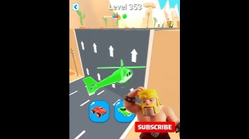 Shape-Shifting 2 GAMEPLAY Level No #353 Walkthrough - New Update Car Racing #Shorts #ShapeShifting