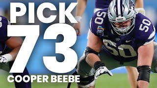 Cowboys Draft Cooper Beebe 73rd Overall ( STRONGEST INTERIOR LINEMEN IN THE DRAFT 💪🏽)