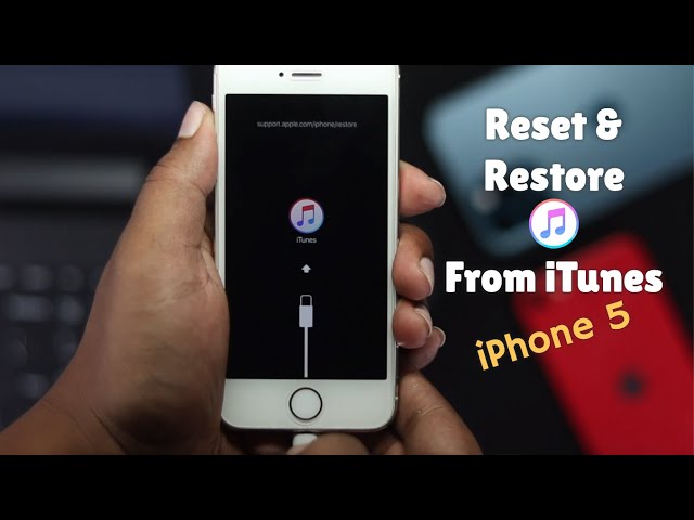 How to Reset iPhone 5s and FULLY Restore from iTunes | iPhone 5s/5c/5 DFU Mode class=