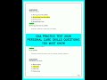 CNA PRACTICE TEST 2026 PERSONAL CARE SKILLS QUESTIONS YOU MUST KNOW VIDEO EXAM PREP GUIDE 2026 NEW