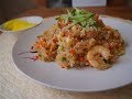 Корейская кухня: Жареный рис с креветками или Сэу поккымбап (새우볶음밥)