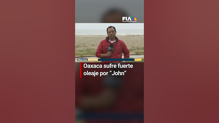 Fuerte oleaje en Oaxaca tras el paso del huracán "John". 🌀 #HechosMeridiano