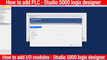 How to Add PLC in Studio 5000 | How to add I/O module || Rockwell PLC Programming Step-by-Step