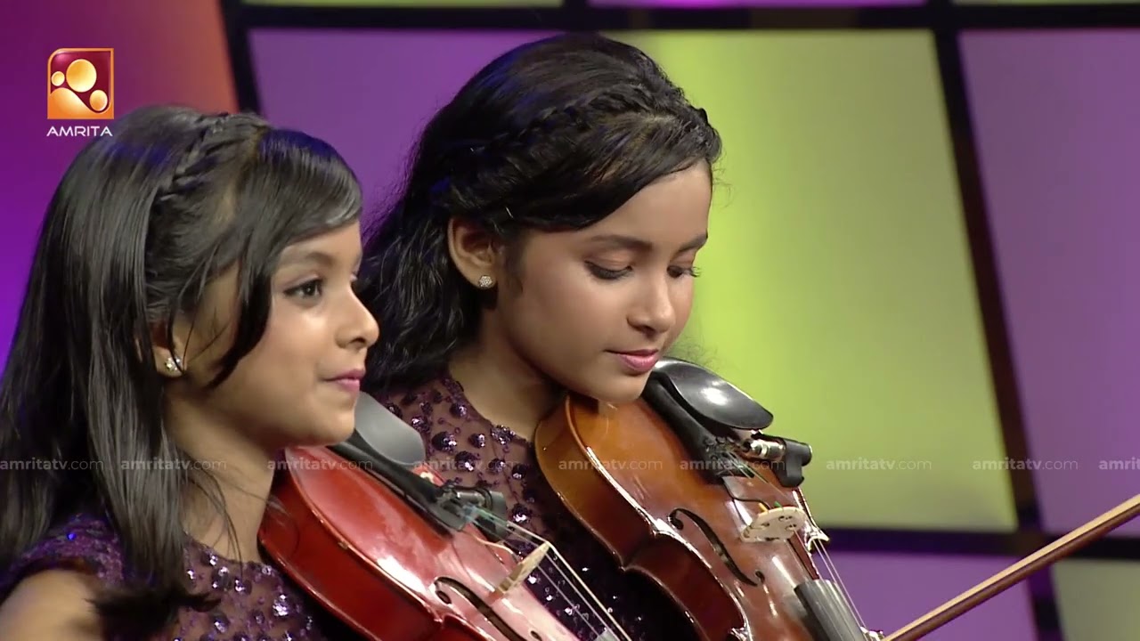സമയമിതപൂർവ സായാഹ്നം വയലിനിൽ വായിച്ച് ഗംഗയും പാർവ്വതിയും