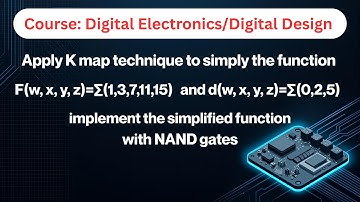 Simply the function 𝑭(𝒘,𝒙,𝒚,𝒛)=∑(𝟏,𝟑,𝟕,𝟏𝟏,𝟏𝟓)   and 𝐝(𝒘,𝒙,𝒚,𝒛)=∑(𝟎,𝟐,𝟓)