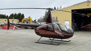 Epic Robinson R44 Raven II Helicopter Start Up & TakeOff