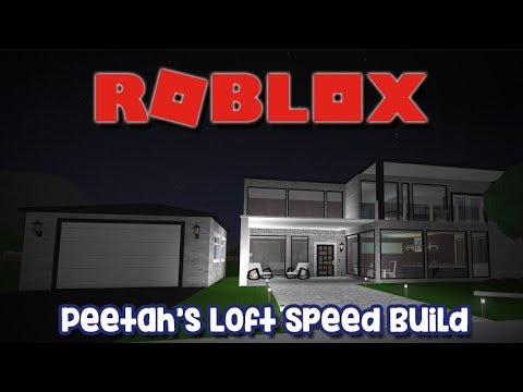 Peetah S Loft Welcome To Bloxburg Speed Build Youtube - peetah s loft welcome to bloxburg speed build