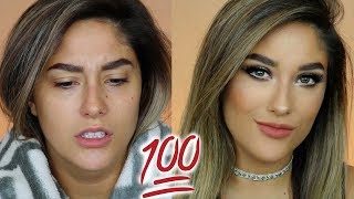 0 TO 100 | FULL GLAM MAKEUP TUTORIAL