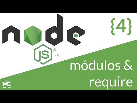 Video: ¿Cómo uso require en el nodo JS?