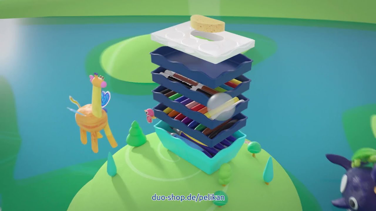 duo-TVSpot 2021 mit Pelikan: Die Pelikan Kreativfabrik