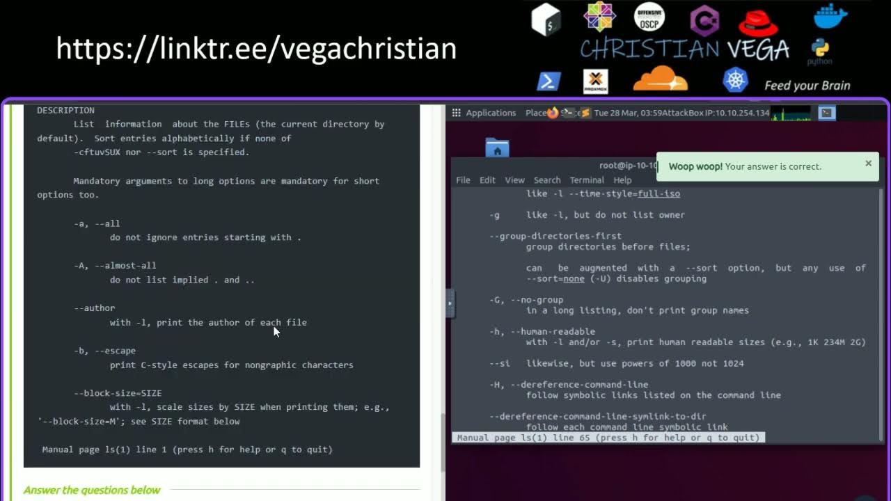 TRY HACK ME - Linux fundamentals Part 2 - YouTube