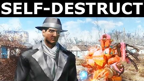 Fallout 4 Automatron - Ordering Automatron Companion To Destruct Itself (I Regret)