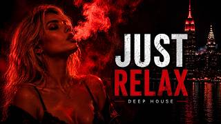 Smoke Mood | Just Relax — New York Rooftop Rain 🌧️ | Deep House Mix — Chill Vibes & Stress Relief