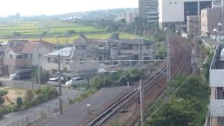 【鉄道のある風景シリーズ  その124】上り貨物列車、EF66 109牽引コキ20両、1555時大久保通過です。