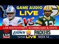 Lions vs. Packers Live Stream Reactions & Updates On Highlights For NFL Sunday Football Week 14