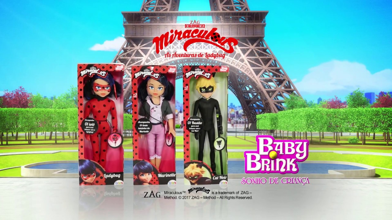 BRINQUEDO BONECO MIRACULOUS CAT NOIR BABY BRINK