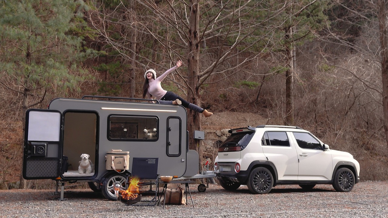 🚙 Кемпинг на Чонволь Тэборым с малолитражкой и мини-караваном 🌕