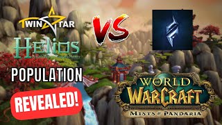 The BIGGEST Mists of Pandaria Private Server - Twinstar Helios VS Stormforge Mistblade POPULATION