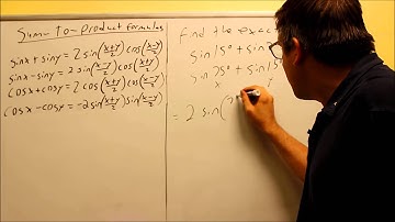 Find the Exact Value Using a Sum-To-Product Formula: Ex 6