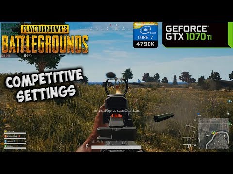 PUBG - GTX 1070 Ti + i7 4790K | 1080p Competitive Settings