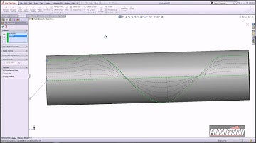 Straight to Helix transition cut - Slot in Cylinder