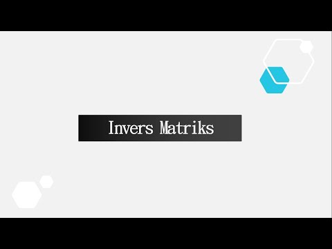 Video: Apakah hanya matriks persegi yang memiliki invers?