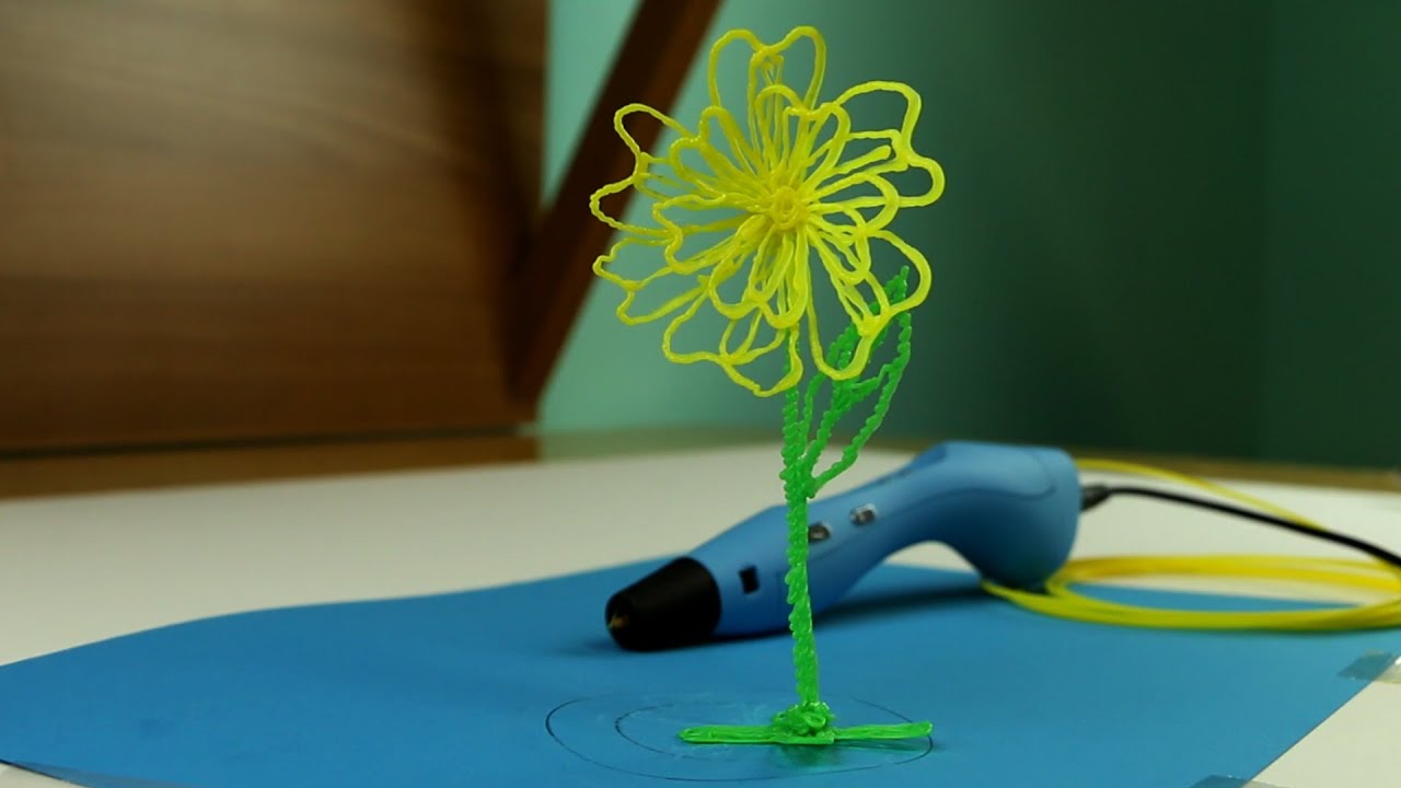 Como fazer uma flor com 3D