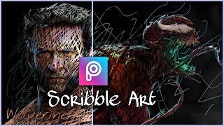 Scribble Art effect | PicsArt tutorials | Easy 3 Steps screenshot 5