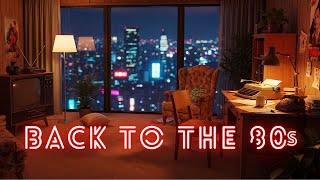 Rainy Retro Living Room at Night  | 80s Lo-fi Chill Beats to Relax & Study screenshot 4