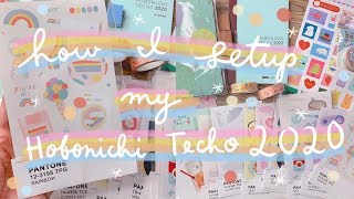 How I Setup My Daily Journal (Hobonichi Techo 2020) 💖 | Kawaii Journaling | Rainbowholic