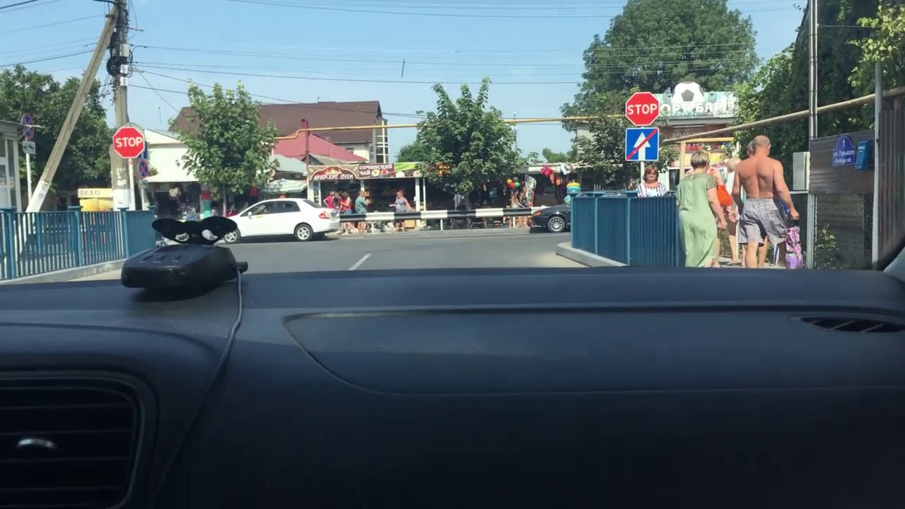 Анапа - Витязево - Бугазская коса - YouTube