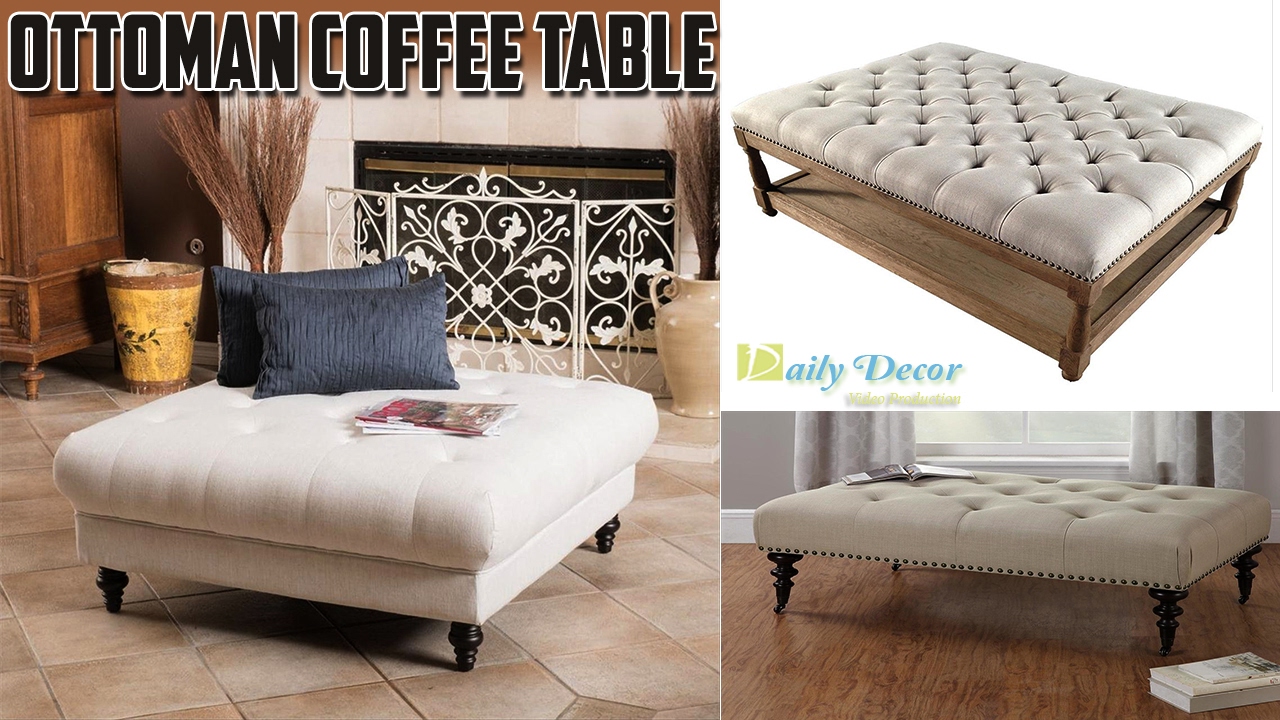 [Daily Decor] Ottoman Coffee Table