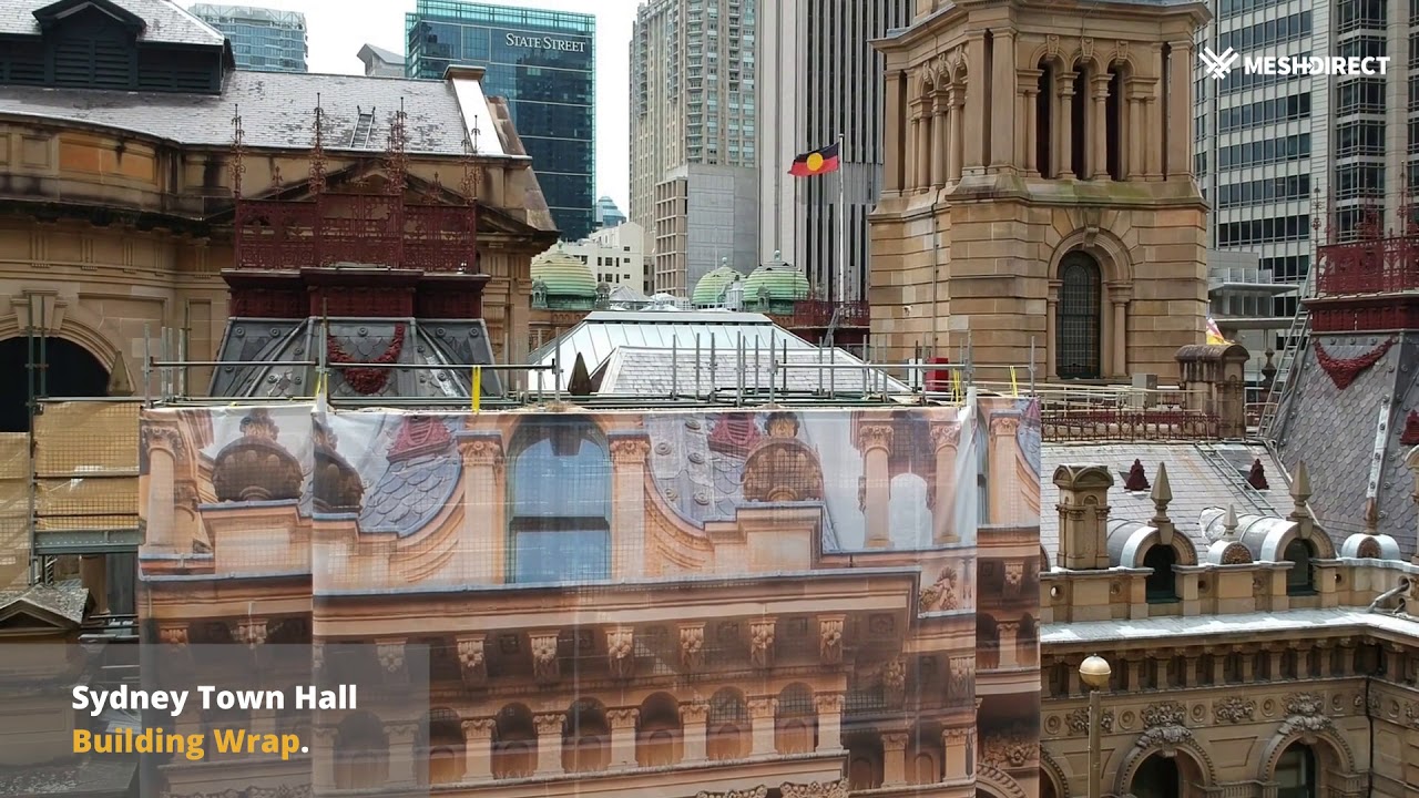 Sydney Town Hall Building Wrap