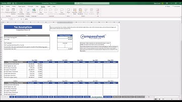 Cashflow forecast template - – Compassheet ™ Overview tutorial