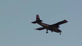 Denmark Air Force Britten Norman BN 2B 21 Islander OY-FHA Landing Malaga LEMG