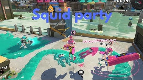 Squid party splatoon 3