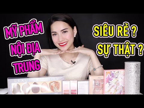 #1 UNBOX MỸ PHẨM NỘI ĐỊA TRUNG | SIÊU RẺ? CHẤT LƯƠNG TỐT? SỰ THẬT CÓ NHƯ LỜI ĐỒN?? Mới Nhất