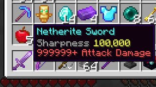 I secretly used Sharpness 100,000 sword in Minecraft UHC...