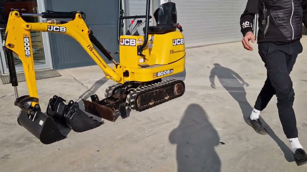 JCB 8008 CTS - 2020 YEAR - 820 WORKING HOURS (VERKAUFT)