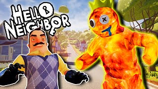 HELLO LAVA BLUE (Rainbow Friends) | Hello Neighbor Mod