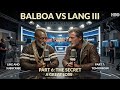 BALBOA VS LANG III THE SECRET: A GREAT LOSS  BlockShareMedia
