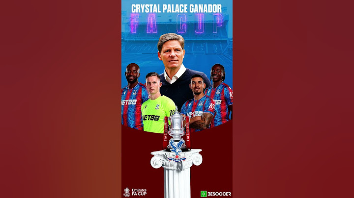El Crystal Palace se proclamó campeón de la FA Cup tras superar por 1-0 al Manchester City...