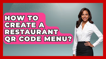 How To Create A Restaurant QR Code Menu? - Graphic Design Nerd