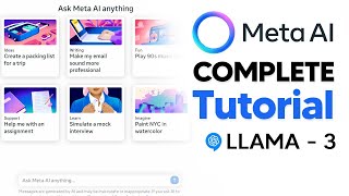 How To Use META AI (Complete Tutorial) Beginner Tutorial (LLAMA 3 Tutorial) by TheAIGRID 33,102 views 3 weeks ago 12 minutes, 5 seconds