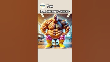 When The Rock Wants Abs... 😉#ai #aiart #chatgpt #memes
