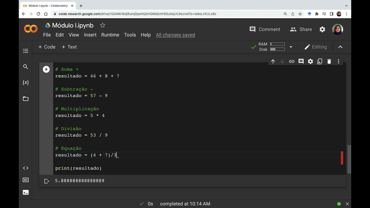 Python - Aula 5 - Operadores Matemáticos - YouTube