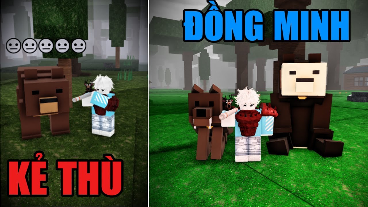 🐻TÔI ĐÃ THUẦN HOÁ MỘT CON GẤU TRONG 99 NIGHT IN THE FOREST!!!