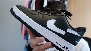 Supreme x CDG x Nike Air Force 1 Low Review and Sizing!! - YouTube