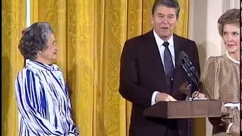 President Reagan's Remarks on Congressional Gold M...